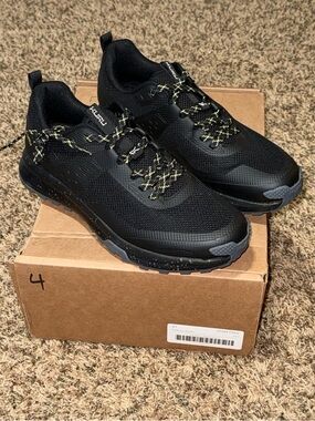 KURU ATOM Trail Men's Hiking Shoes Jet Black KURU Green Size 11 Medium New